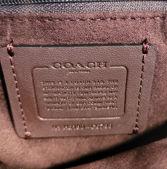 Coach Gemma Crossbody Bag in Colorblock with Butterfly Buckle. - Picture 7 of 11